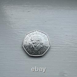 SUPER EXTREMELY RARE 50P COIN OF KING CHARLES NEW CORONATION COIN Free Postage