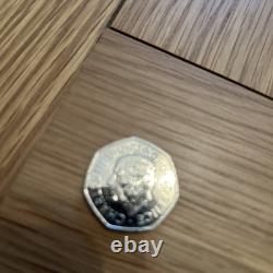SUPER EXTREMELY RARE 50P COIN OF KING CHARLES NEW CORONATION COIN Free Postage