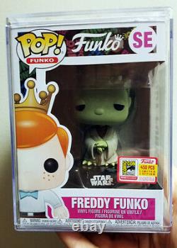 Sdcc 2018 Pop Star Wars Yoda Freddy Funko Fundays Vinyl Figure 1/450 Grail Mint