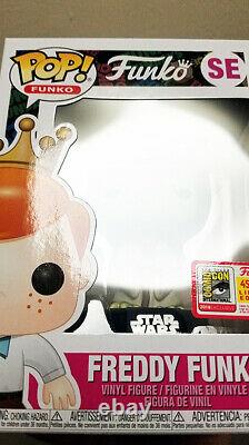 Sdcc 2018 Pop Star Wars Yoda Freddy Funko Fundays Vinyl Figure 1/450 Grail Mint