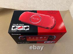 Sony PSP 3000 Black and Red Value Pack PSPJ-30017 Extremely Rare Japan Exclusive
