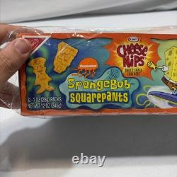 Spongebob Squarepants Extremely Rare Mini Cheese Nips Bag Box Brand New Sealed