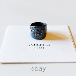 Sruli Recht Knuckled Ring, SR334 Size 12 Extremely Rare