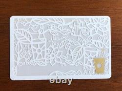Starbucks Card 2008 TEST White Gold EXTREMELY RARE NEW MINT- No logo or serial #
