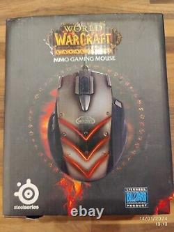SteelSeries World of Warcraft Cataclysm MMO Gaming Mouse extremely rare