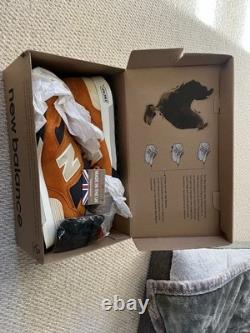 Stone Island New Balance M577 Orange Trainers 2013 Uk 8 1/2 Used Extremely Rare