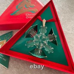 Swarovski Christmas ornament 1992 Snowflake with box Unused Extremely Rare New