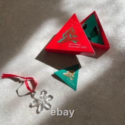 Swarovski Christmas ornament 1992 Snowflake with box Unused Extremely Rare New