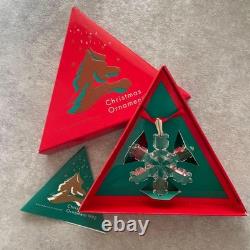 Swarovski Christmas ornament 1992 Snowflake with box Unused Extremely Rare New