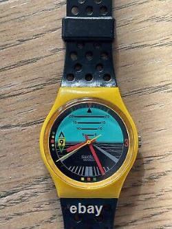 Swatch Watch Gj101 Follow Me 1987 Original. Extremely Rare And Collectable