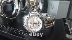 TAG Heuer SEL CG1116 Chronograph Silver 38mm Watch, EXTREMELY RARE, NEW BATTERY