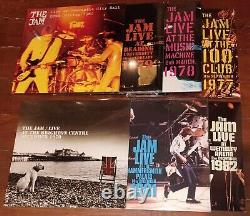 THE JAM 8 EXTREMELY RARE OFFICIAL LIVE LPS 77-82+BRIGHTON+COPENHAGEN MINT Clash