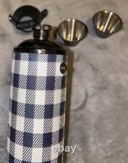 Ted Baker Hip Flask & Shot Cups Tartan Extremely Rare Vintage (New Without Box)