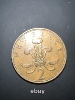 The 1971 New Pence British 2p coin is an extremely rare find