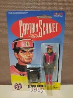 The Extremely Rare New Carded Vintage 1994 Captain Magenta Captain ScarletSeries