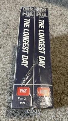 The Longest Day CBS/FOX Video VHS with Side-Loading Case (Extremely RARE) NEW