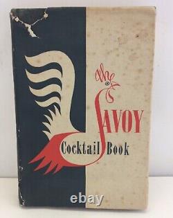 The Savoy Cocktail Book New Edition Extremely Rare 1952