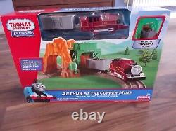 Thomas trackmaster arthur at the copper mine set brand new in box extremely rare
