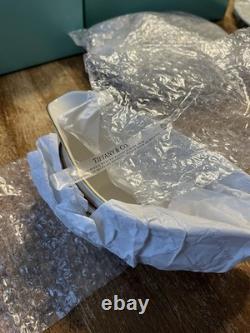 Tiffany & Co Holiday Garland Gravy Bowl Underplate Extremely Rare New Old Stock