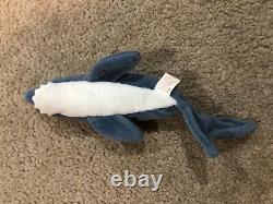 Ty Beanie Babies Extremely RARE Original Crunch The Shark 1996 With Errors