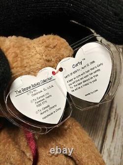 Ty Beanie Baby ORIGiiNAL CURLY- EXTREMELY SURFACE STAMP Best RARE GIFT