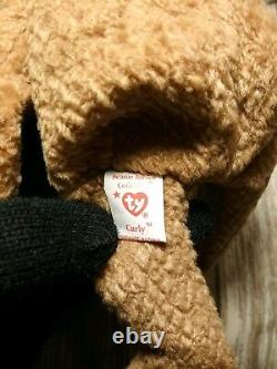 Ty Beanie Baby ORIGiiNAL CURLY- EXTREMELY SURFACE STAMP Best RARE GIFT