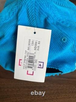 Tyler The Creator Golf Wang Corduroy Snapback Hat Blue OG Release Extremely Rare