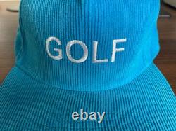 Tyler The Creator Golf Wang Corduroy Snapback Hat Blue OG Release Extremely Rare