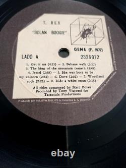 Tyrannosaurus Rex Bolan Boogie / Extremely Rare Colombia Press 1972