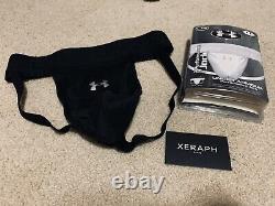 Under Armour Mens Jockstrap Size LARGE NO POCKET BRAND NEW BLACK EXTREMELY RARE