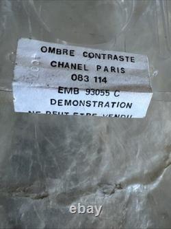 VINTAGE Chanel 11 sofa-fumoir ombre contraste duo EXTREMELY RARE NEW
