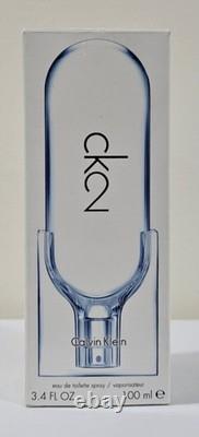 Vintage CK2 Calvin Klein 100ml EDT Spray, Big Size Bottle, Extremely Rare