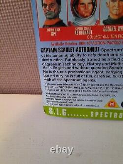 Vintage Extremely Rare New 1994 Captain Scarlet Astronaut Figure Sealed Carded