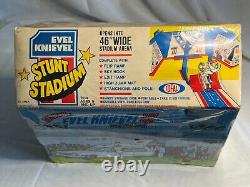 Vintage Ideal 1974 Evel Knievel Stunt Stadium New Sealed Extremely Rare