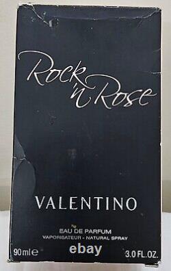 Vintage Valentino Rock'n Rose 90ml EDP Spray 3.0 oz Big Bottle Extremely RARE