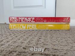 Vintage YELLOW PERIL & RED MENACE Jigsaw Puzzles ROUND New Sealed EXTREMELY RARE