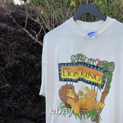 Vintage the Lion King Disney Movie Promo T-Shirt extremely rare New Old Stock XL
