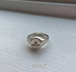 Vivienne Westwood Extremely Rare Sigillo Ring Sterling Silver 925