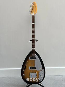 Vox Teardrop Bill Wyman Bass Guitar Vintage Original 1966 Extremely Rare