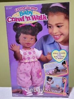 Vtg. 1998 Toy Biz Come To me baby Crawl N Walk AA Doll 16 EXTREMELY RARE NRFB