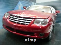 WOW EXTREMELY RARE Chrysler Crossfire 2+2 3.2L 2002 Red met 118 Solido-Auto Art