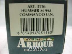 WOW EXTREMELY RARE Hummer M998 UN Force Bosnia 1995 BNIB 172 CDC Armour Metal
