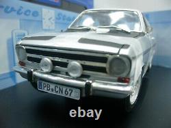 WOW EXTREMELY RARE Opel Kadett B 1900 Rallye 1967 Silver 118 Revell-MG/Auto Art