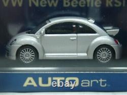 WOW EXTREMELY RARE VW New Beetle RSi 4WD VR6 3.2L 2002 Silver 164 Auto Art-CM'S