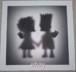 Whatshisname Gone Bart and Lisa Print. Extremely Rare AP edition 1/6