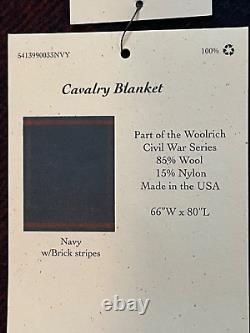 Woolrich Wool Civil War Cavalry Blanket New withTags! Extremely Rare