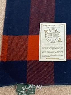 Woolrich Wool Civil War Cavalry Blanket New withTags! Extremely Rare