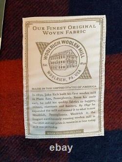 Woolrich Wool Civil War Cavalry Blanket New withTags! Extremely Rare