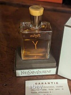 Yves Saint Laurent Y Pure Parfum Extrait 30ml Vintage 1960/70s Extremely Rare