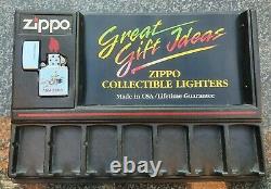 Zippo, 8 Lighter Display Stand (extremely Rare)